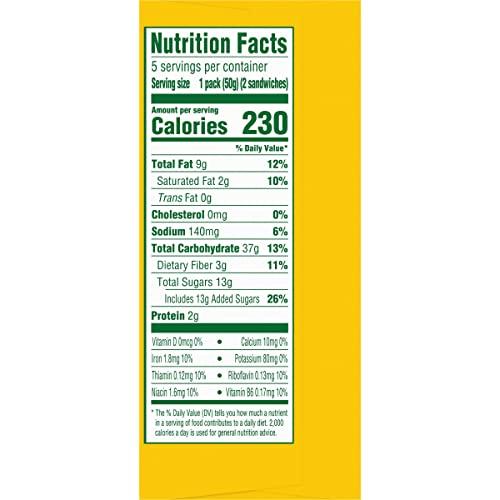 Belvita belVita Breakfast Sandwich Cinnamon Brown Sugar with Vanilla Creme Breakfast Biscuits, 5 Packs (2 Sandwiches Per Pack)