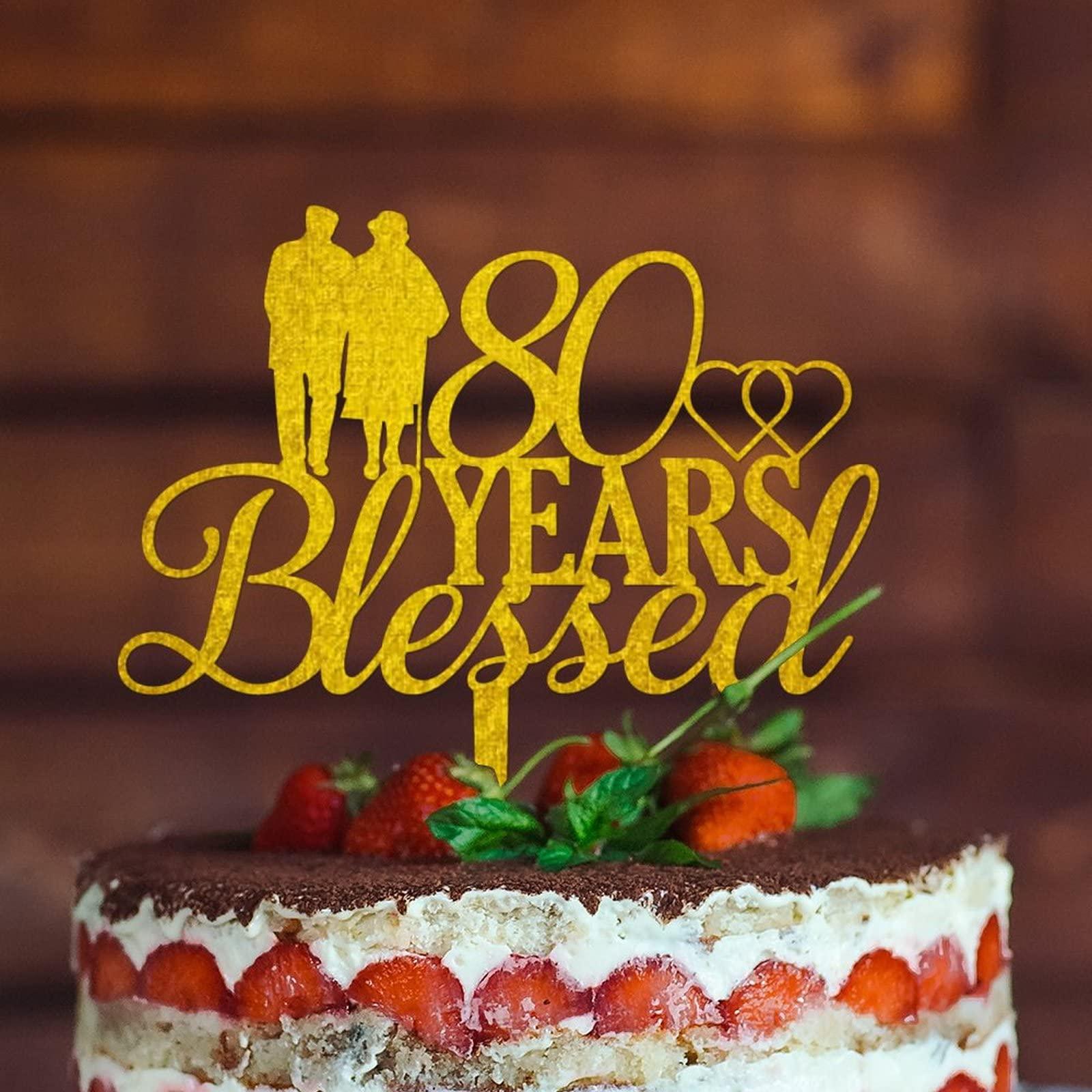 YJHLBHDIAN Happy 18th Sweet 18 Birthday Cake Topper Gold Acrylic Birthday Party Decorations Happy Birthday Topper Custom Cake Party Decoration Birthday Party Supplies Gift to Children Gold Cake Toppers