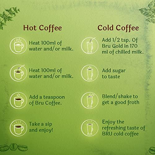 BRU Bru Gold Instant Coffee, 100g