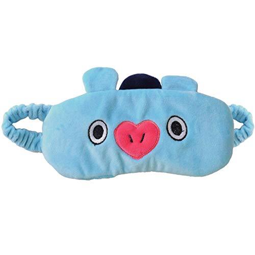 Concept One BT21 LINE Friends MANG Sleep Mask, Eye Cover Blindfold for Sleeping, Blue, One Size