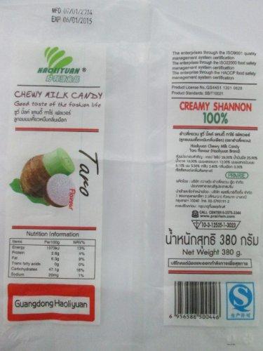 haoliyuan Chewy Haoliyuan Chewy Milk Candy Taro Flavour 100 Pcs X 0.13 Oz.