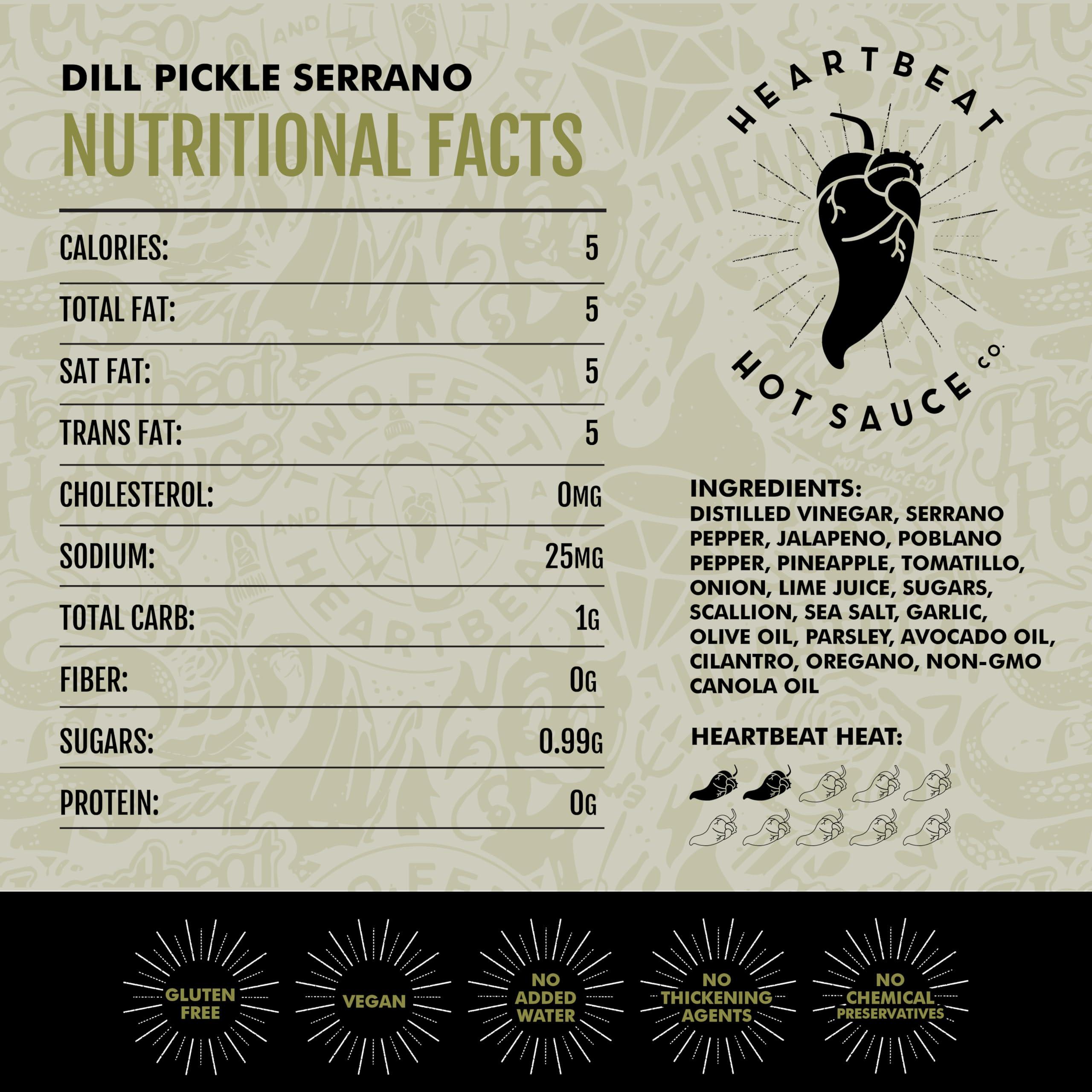 Heartbeat Hot Sauce Heartbeat Hot Sauce Co. | Dill Pickle, 6 oz.