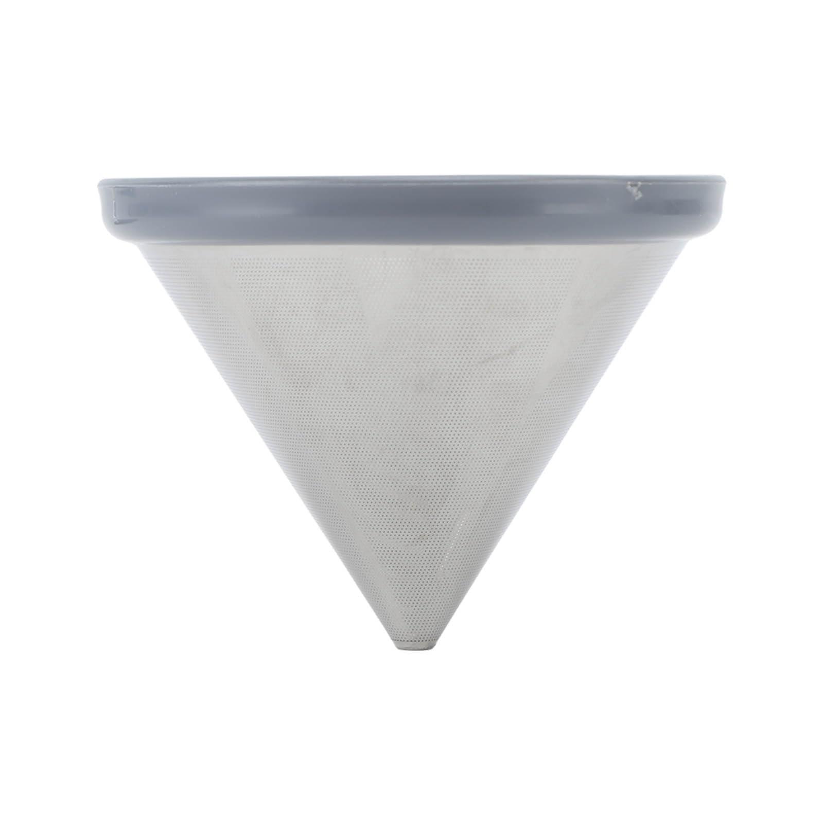 Atyhao Pour Over Coffee Filter, Stainless Steel Reusable Pour Over Coffee Filter Portable Metal Coffee Dripper for Home Travel Office (1 to 3 Cups)