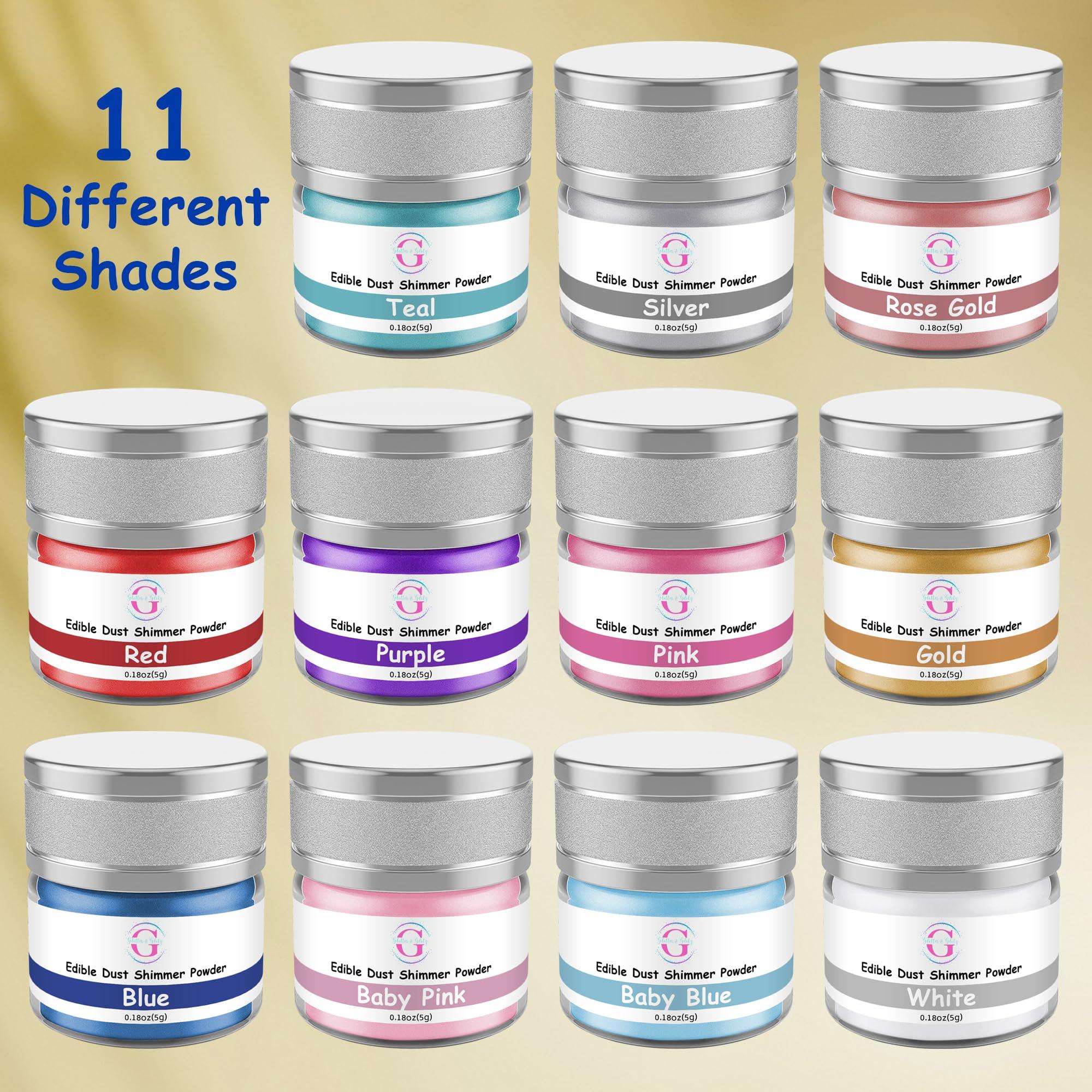 Glitter & Glitz Glitter & Glitz Edible Glitter for Drinks - Premium Drink Glitter Edible Dust for Cocktails, Baking, Brew, Champagne - Luster Dust and Cocktail Glitter - Edible Glitter for Drinks Decoration (Red, 5Grams)