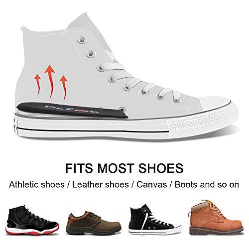 Dr.Foot Dr.Foot Adjustable Orthopedic Heel Lift Inserts, Height Increase Insole for Leg Length Discrepancies, Heel Spurs, Heel Pain, Sports Injuries, and Achilles tendonitis (Black, 2 Layers)