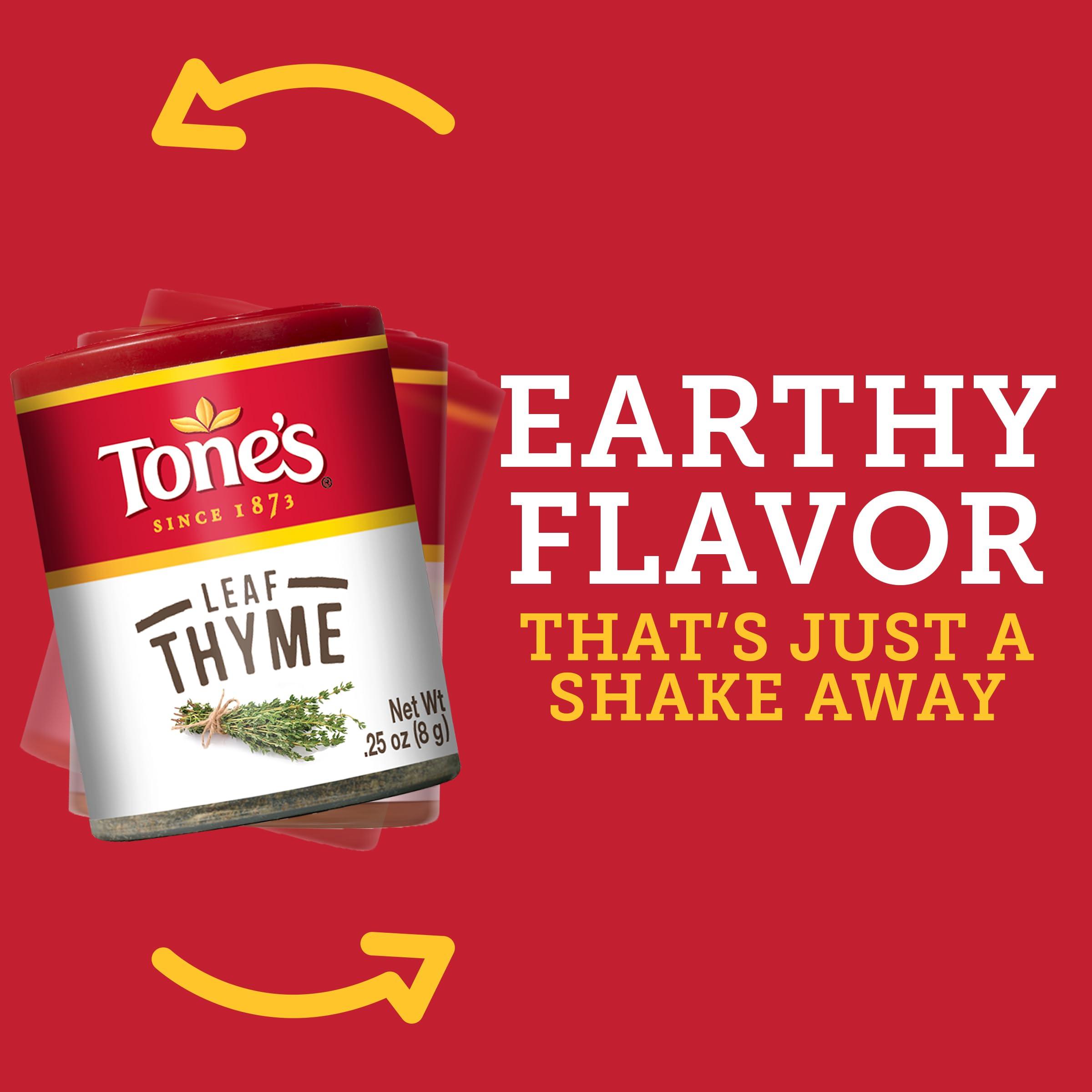 Tone's Tone\'s Thyme Leaf, 0.10 Ounce