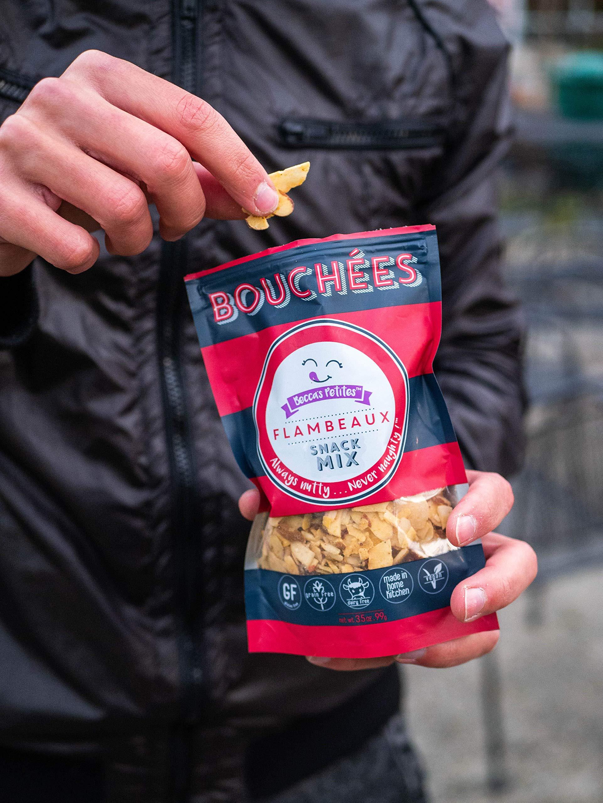 Becca's Petites Becca’s Petites Keto Snacks, Net Carbs - 3 gms, Premium Mixed Nuts – Spicy (Cayenne,Red Pepper,Garlic) Low Carb Snack - Gluten Free, Grain Free, Non GMO, Vegan, 3.5 Oz Bag (2-Pack)