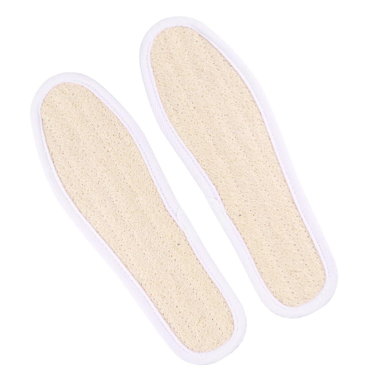 NOLITOY NOLITOY 2 Pairs Insole Sports Shoe Pad Boot Feet Shoe Inserts Plantar Sports Shoes Loofah Inserts Breathable Shoe Cutable Foot Inserts Loofah Shoe Pad Cushion Soles Sole of Foot