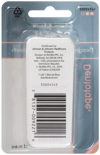 Reach Reach Dentotape Waxed Dental Floss with Extra Wide Cleaning Surface for Large Spaces between Teeth, Unflavored, 100 Yards (Pack of 3)