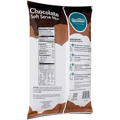 Frostline Frostline Chocolate Soft Serve Mix, 6 pound Bag (Pack of 6)