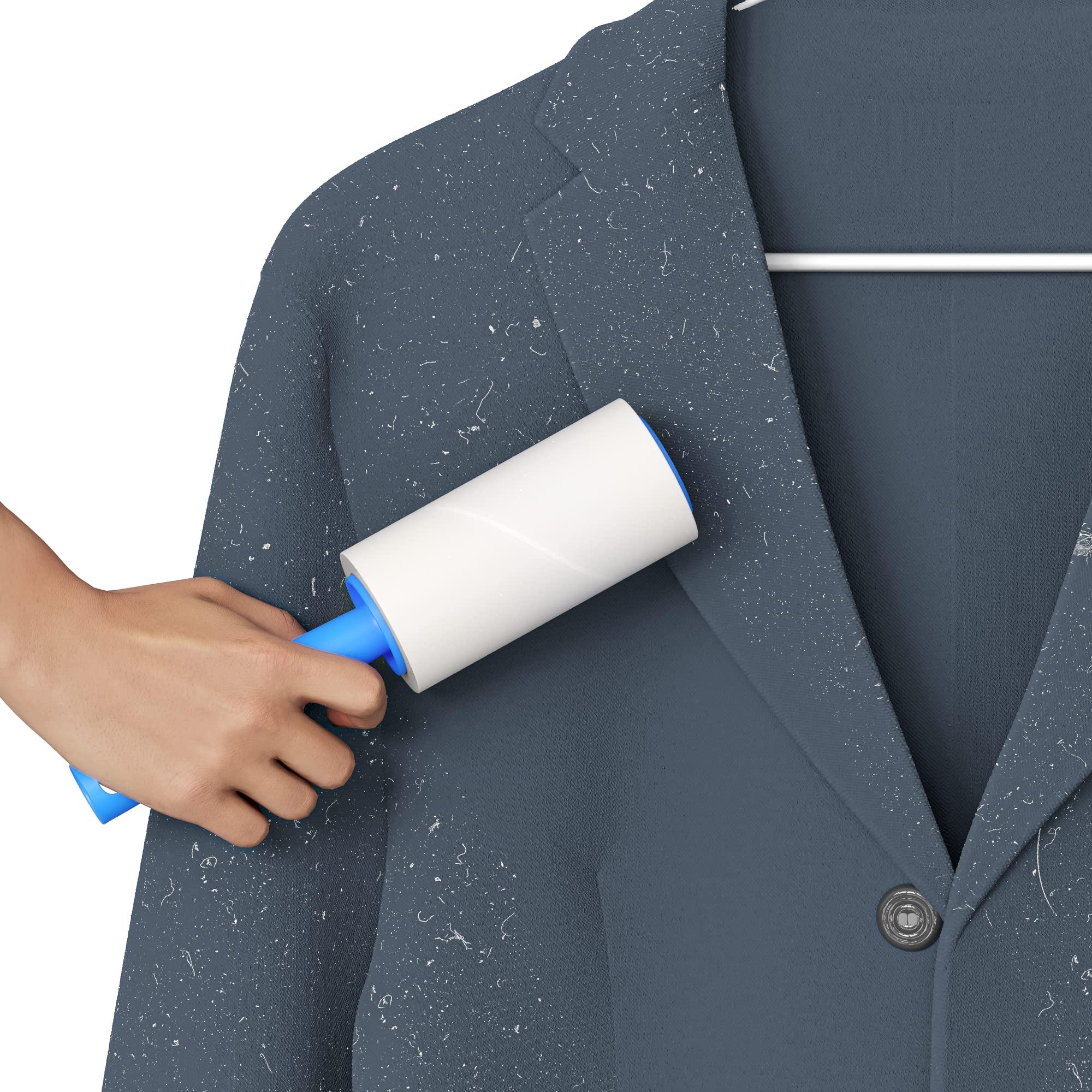 Albatross Health New England Lint Rollers for Pet Hair Extra Sticky, 200 Sheets Lint Rollers for Pet Hair Removal, Dog and Cat Lint Remover for Clothes, Furniture, Carpet