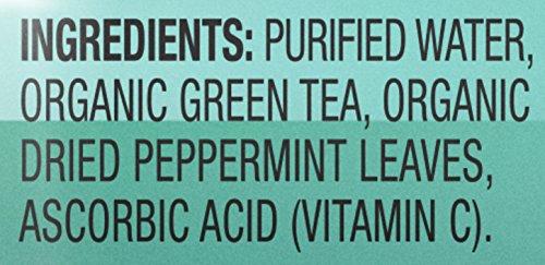 Teas' Tea Teas' Tea Unsweetened Mint Green Tea 16.9 Ounce (Pack of 12) Organic, Sugar Free, Zero calorie