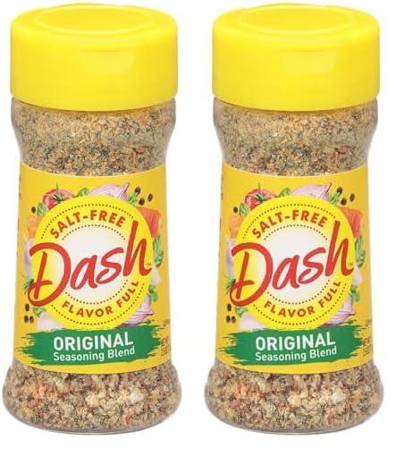 Dash Dash Salt-Free Seasoning Blend, Original, 2.5 Ounce (Pack of 2)
