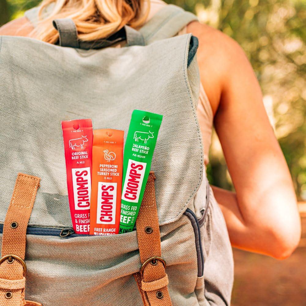 Chomps CHOMPS Pepperoni Turkey Stick 8 Pack, 9.2 OZ