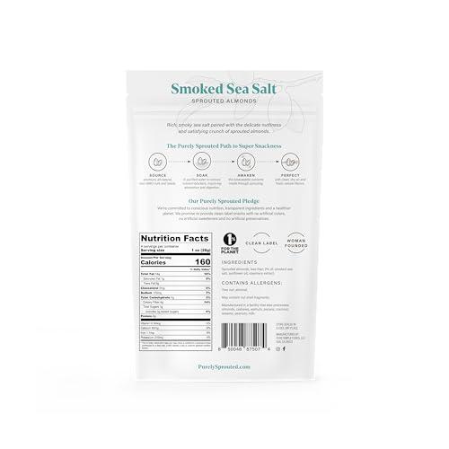 Purely Sprouted Purely Sprouted Nuts About Nuts, Non-GMO Superfood for Healthy, Certified USDA Organic, Gluten-Free Snacking (4 oz, 6 pack)