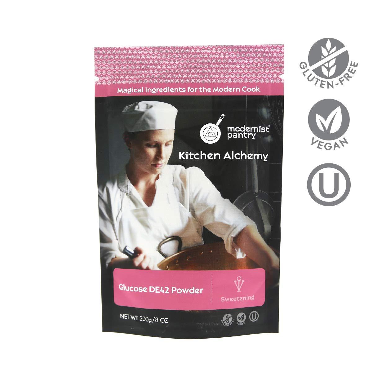 Modernist Pantry Pure Glucose DE 42 Powder [syrup solids] ? Vegan ? Gluten-Free ? OU Kosher Certified - 200g/7oz
