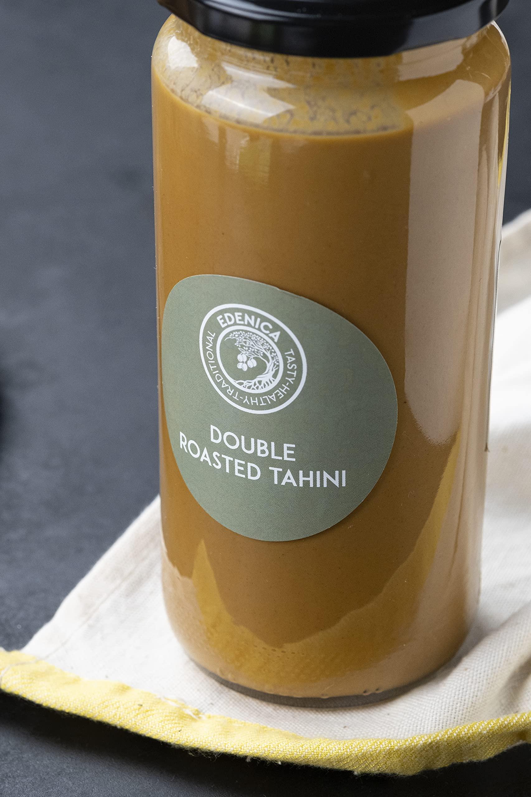 edenica tasty-healthy-traditional Double Roasted Anatolian Edenica Tahini: The Ultimate Ingredient for Delicious and Memorable Meals 500gr- 17.60oz