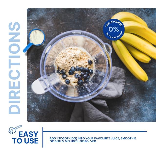 The Intelligent Health The Intelligent Health Hydrolyzed Collagen Peptides Powder, Grass Fed, High Protein, Unflavored, Gluten-Free, Paleo & Keto Friendly, 10g per Serving (200g) Supports Skin, Hair, Nails, Joints, & Bones