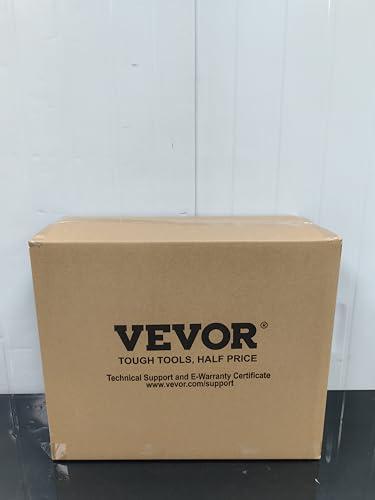 VEVOR VEVOR Commode Chair, Bedside Commode with Padded Seat, Drop-Down Arms, 7-Level Adjustable Height, 5.8L Removable Bucket, Easy to Assemble, 350LBS Capacity, Portable Toilet for Adults Seniors