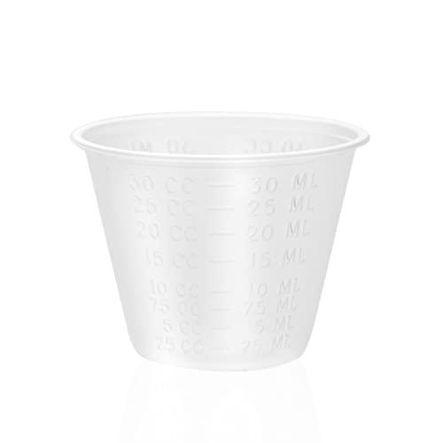 Dealmed Dealmed Medicine Cups – 200 Medicine Measuring Cups, Graduated, 1oz Disposable Plastic Medicine Cups, Ideal for Doctor's Offices, School Nurse's, Hospitals, at Home and More