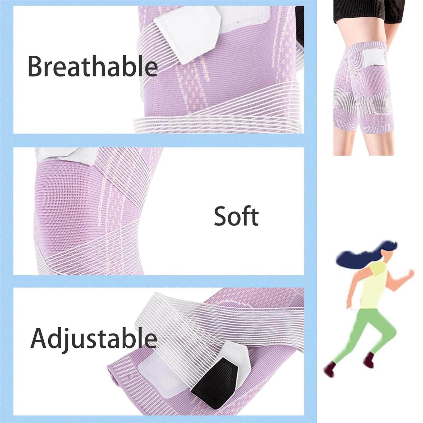 Vlrbfl Vlrbfl Converselyt Knee Compression Sleeve Knee Brace, Converselyt Compressa Knee Sleeve, Converse Lyte Knee Compression, Adjustable Knee Brace, Knee Brace for Men Women (Blue,Small)