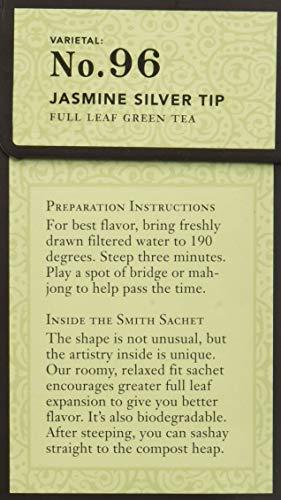 Smith Teamaker Smith Teamaker Jasmine Silver Tip Green Tea (Pack of 6 - 15 Bag Each)