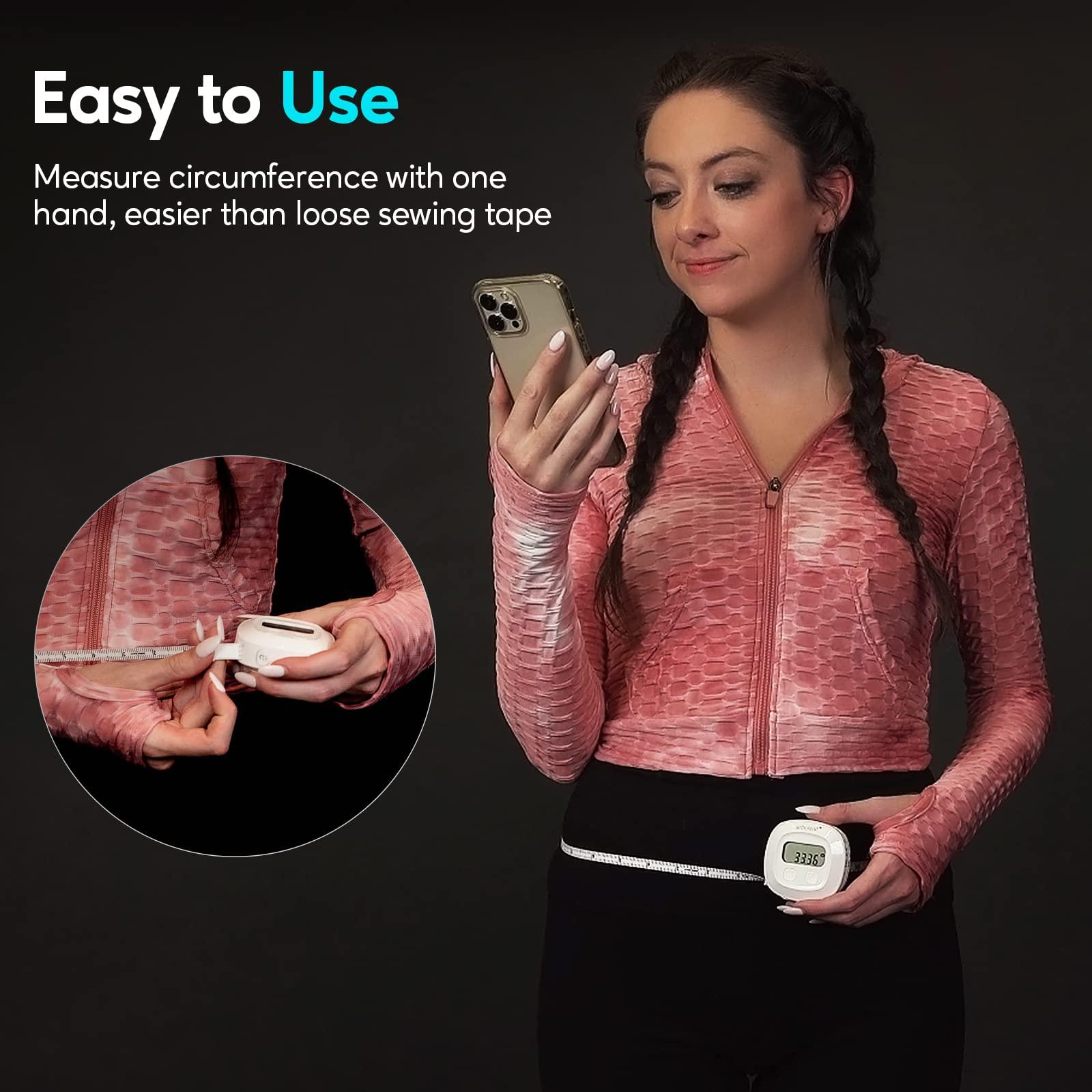 arboleaf arboleaf Scale for Body Weight and Fat, High Accuracy Digital Smart Bathroom Scale, Digital Body Measuring Tape, 60in Body Tape Measure, Bluetooth Measuring Tape for Body Measurements,