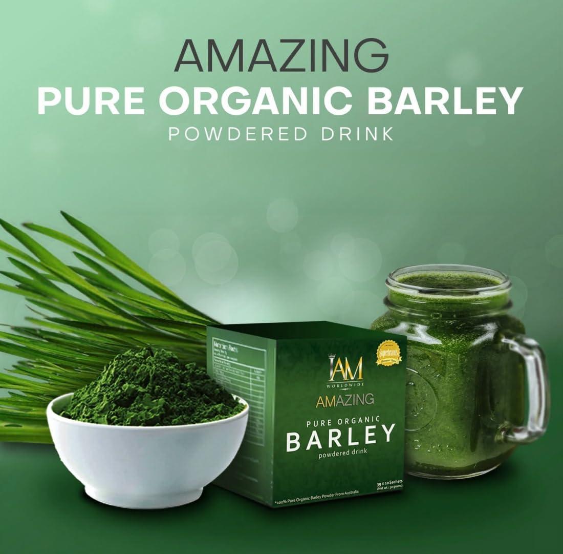XLXZHYF IAM Amazing Pure Organic Barley Powder Drink Barley Green Natural Blend