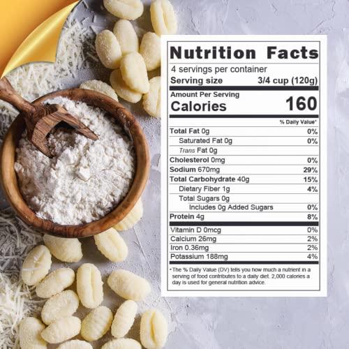 L\'Oro Del Sud L\'Oro Del Sud Pack of 12, Gluten Free Potato Gnocchi, Cooks in 2-3 Minutes, Shelf Stable, (12 Pack x 1 lb) Product of Italy, NON GMO, Wheat Free, Eggs Free, Vegan