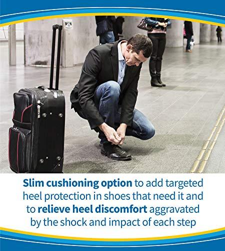 Dr. Scholl's Dr. Scholl\'s Heel Cushions with Massaging Gel, Gel Heel Cups, All-Day Energizing Comfort, Absorb Shock, Reduce Impact & Stress, Gel Cushioning Pad Insert, Fit All Shoes, Mens 8-14, 1 Pair