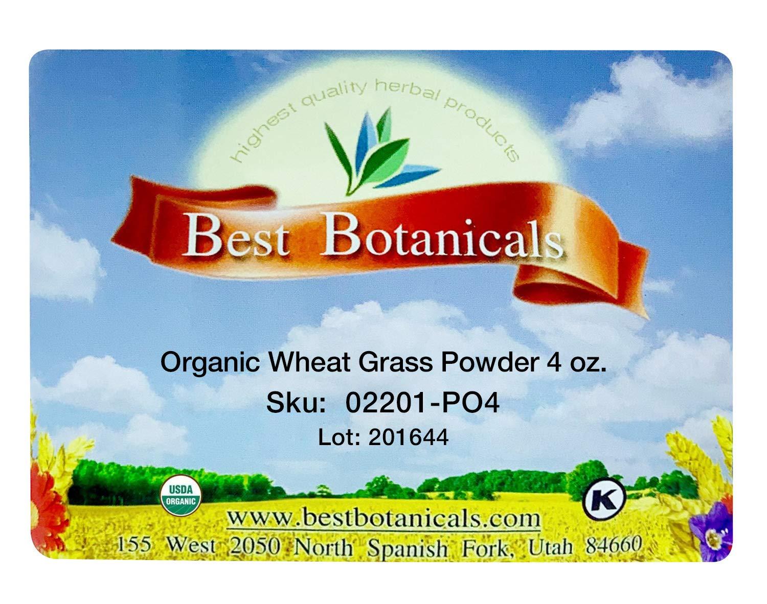 Best Botanicals Best Botanicals Wheat Grass Powder 4 oz. (Organic)