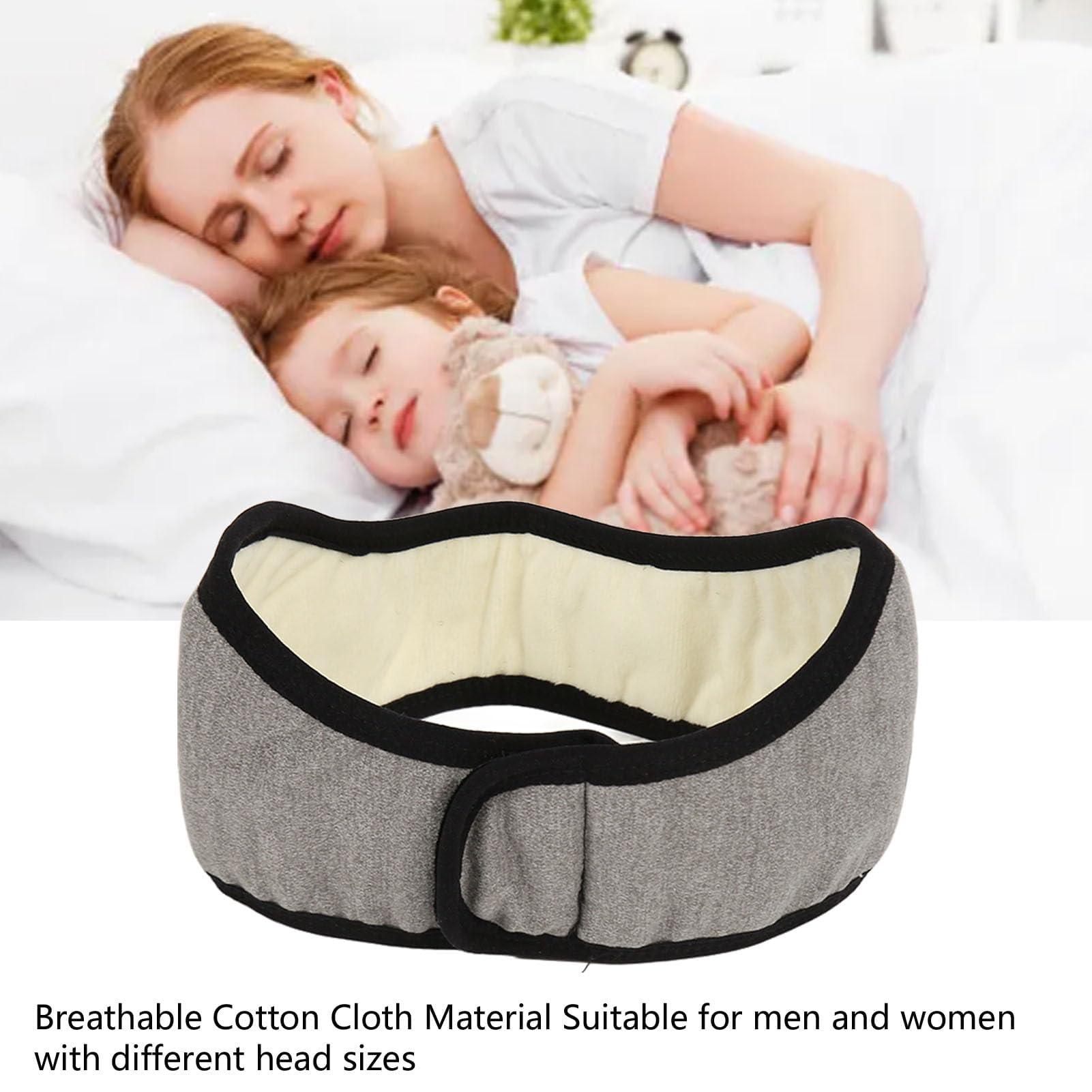 Agatige Soundproof Sleep Earmuff Headband, Sleeping Noise Cancelling Ear Wrap Ear Muffs Winter Women Sleep Mask for Men Women (Grey)