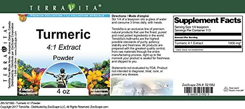 TerraVita Turmeric 4:1 Powder (4 oz, ZIN: 521562)