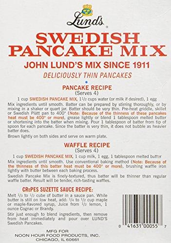 Lunds Lunds Pancake Mix, Swedish, 12 Oz