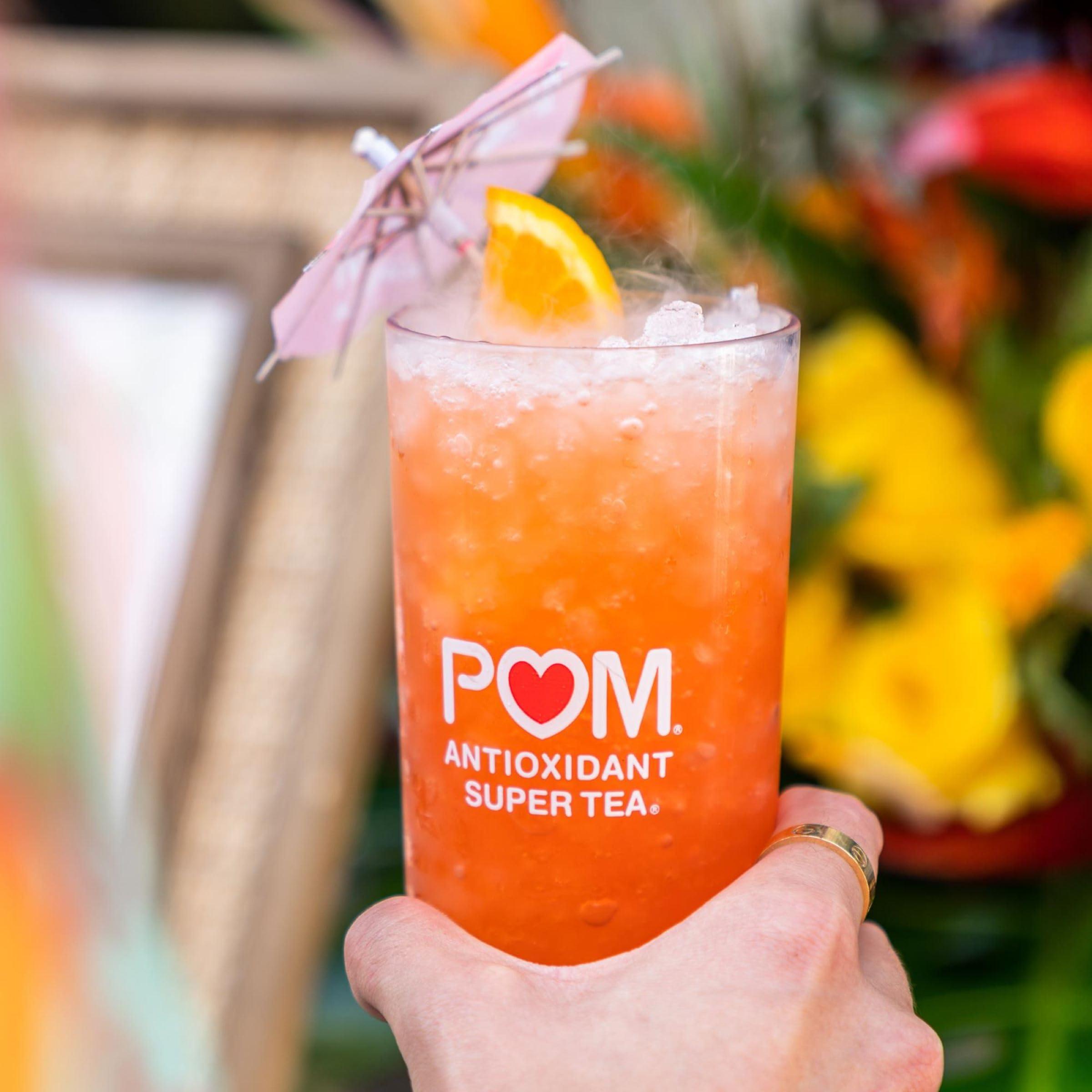 POM Wonderful POM Wonderful Antioxidant Super Tea, Pomegranate Peach Passion White Tea, 48 Ounce