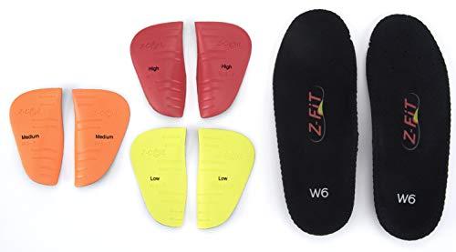 Z-CoiL Z-CoiL Men's Z-Fit Black Custom Arch Insole 9 M