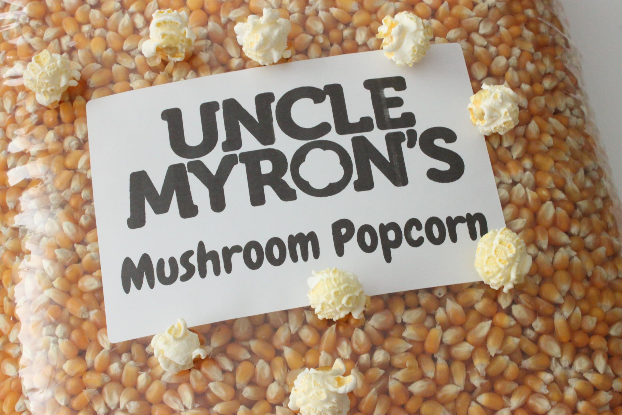 Uncle Myron\'s Uncle Myrons Mushroom Popcorn Kernels for Popping 10 lb Bag Non-GMO, No Gluten, Popcorn for Popcorn Machine Delicious and Crunchy Popping Corn, Popcorn for Movie, Snacking (10 LB (2 PACK))