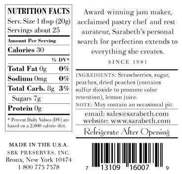 Sarabeth's Sarabeth's Legendary Strawberry Peach Preserves (9 oz)
