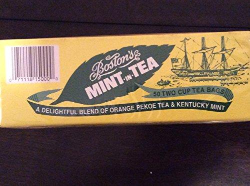 The Boston Tea Company The Boston Tea Company Mint-In-Tea, 50 Tea Bags (Pack of 12)