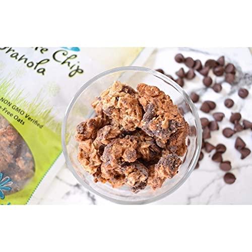 Jessica's Natural Foods Jessica's Natural Foods Gluten-Free Chocolate Chip Granola 11 oz. - All-Natural Granola, Non GMO Breakfast Cereal and Snack, Certified Gluten Free - Chocolate Chip