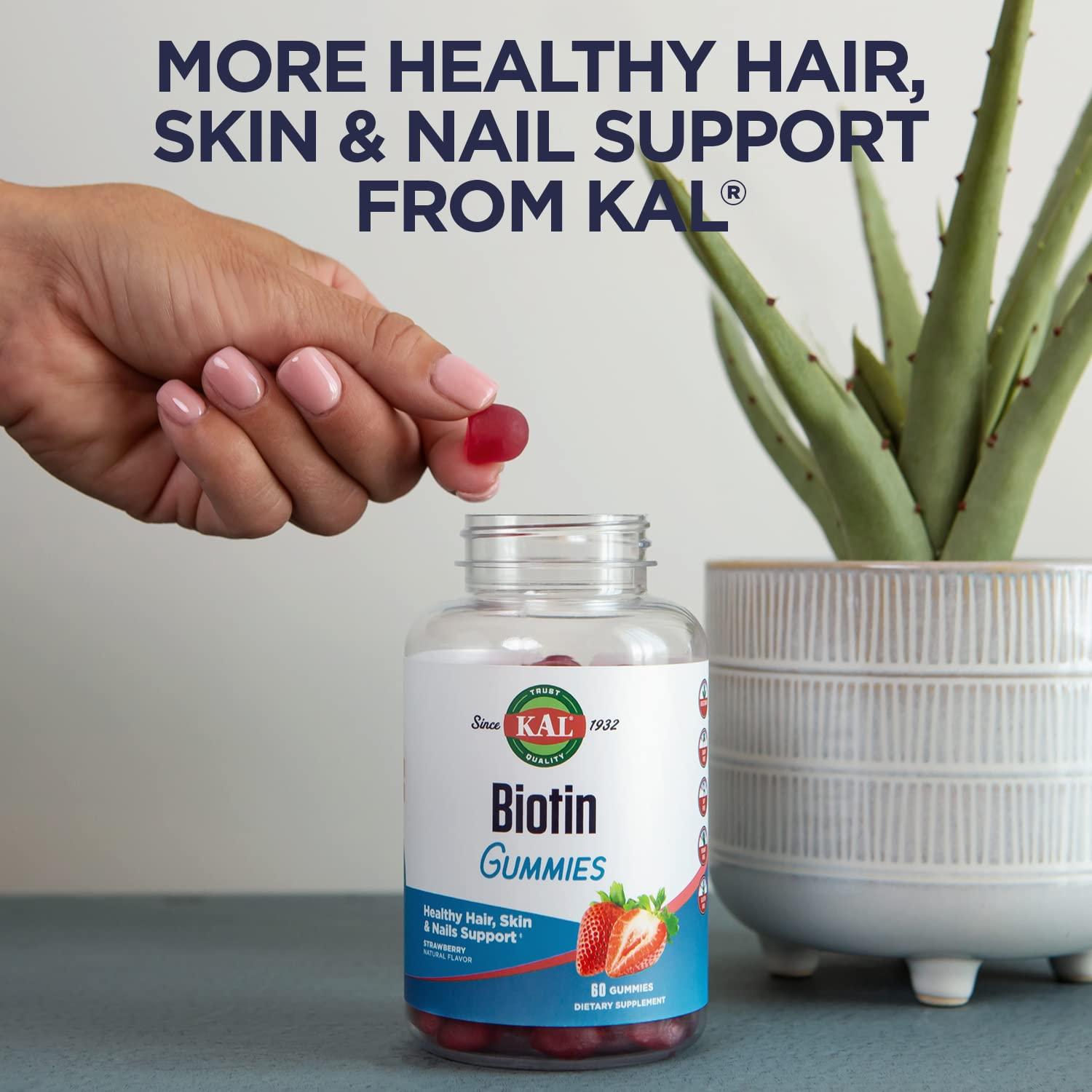 KAL KAL Silica Plus, Silica Gel with Horsetail Extract, Healthy Hair, Skin & Nails Support, Maximum Absorption, Vibrant Hair, Glowing Skin Supplement, Vegan, Gluten Free, 90 Serv, 90 Quick Dissolve Tabs