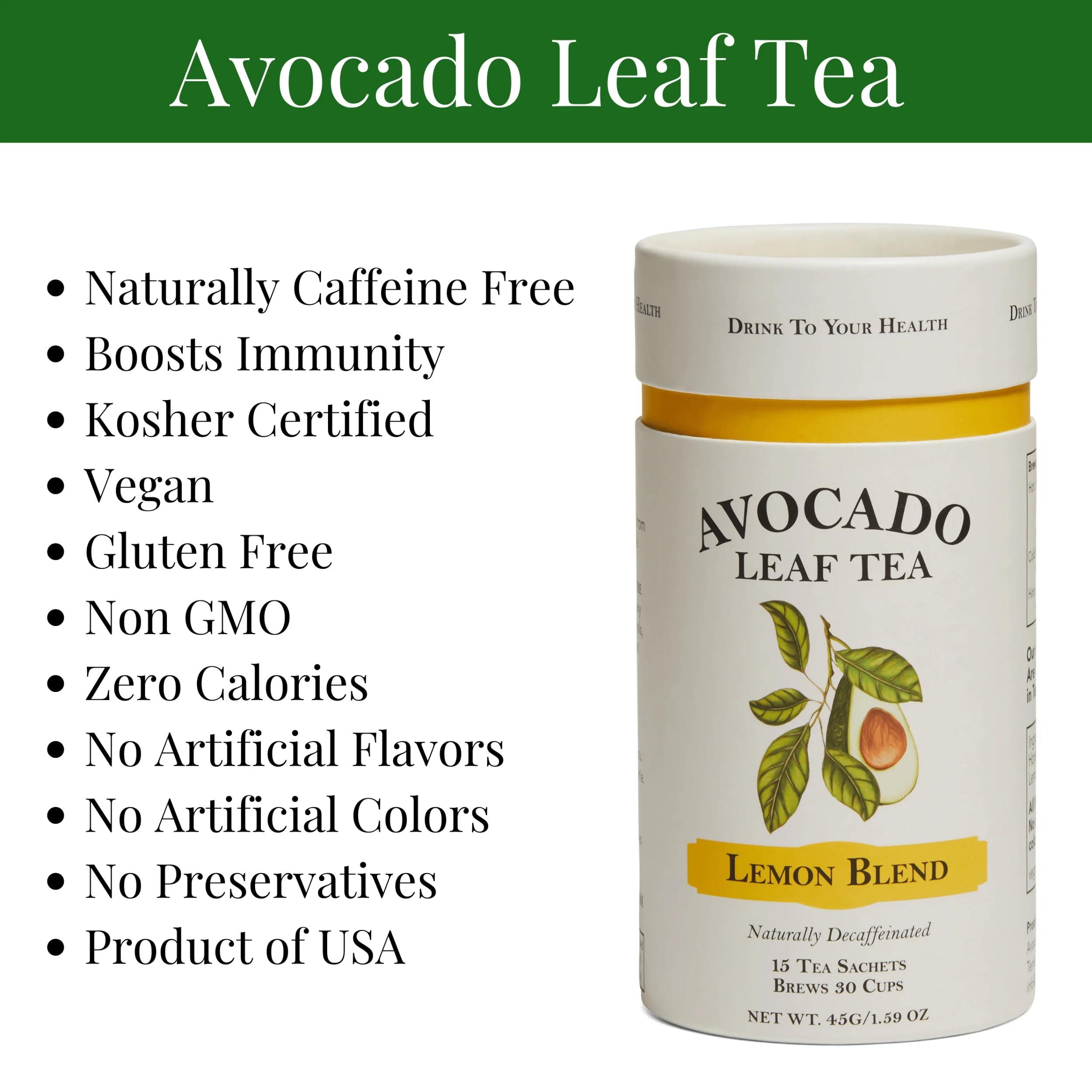 avocado leaf tea Avocado Tea Party With Five Blends | Variety tea Pack | Peach Tea | Lemon Tea | Natural Avocado Leaf Tea | Chamomile Tea | Black Tea | Great Gift Idea