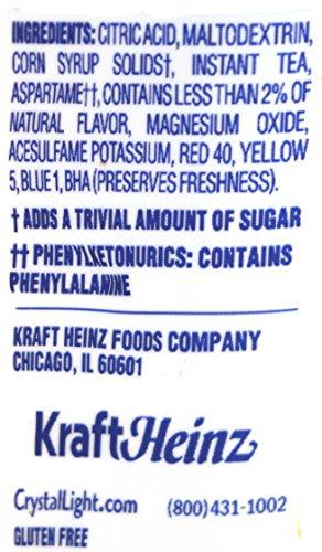 Crystal Light Crystal Light Iced Tea Drink Mix, Natural Lemon Flavor (12-Quart), 1.4-Ounce Packages (Pack of 4)