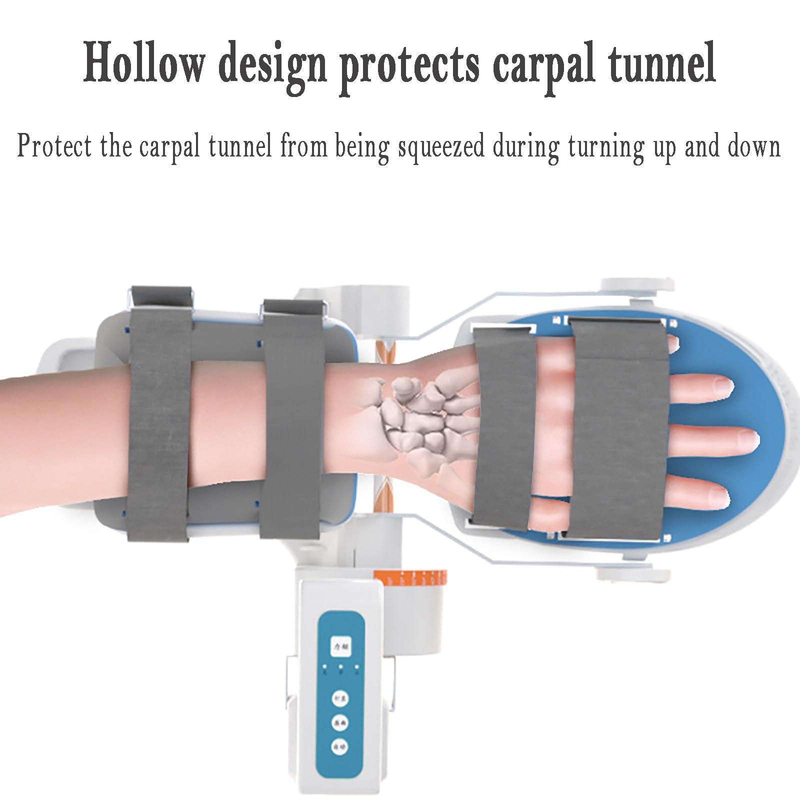 STMKB Wrist Joint Rehabilitation Training Device, Physiotherapy Auxiliary Equipment for Stroke and Hemiplegic Hand Fractures, Static Traction Technology + Manual/Electric Dual Mode