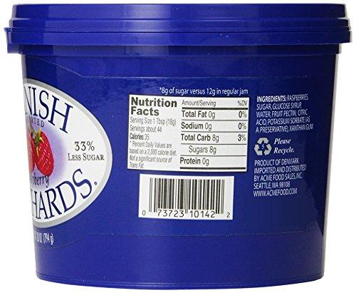 Danish Orchards Danish Orchards Preserves, Raspberry, 28 Ounce (Pack of 12)