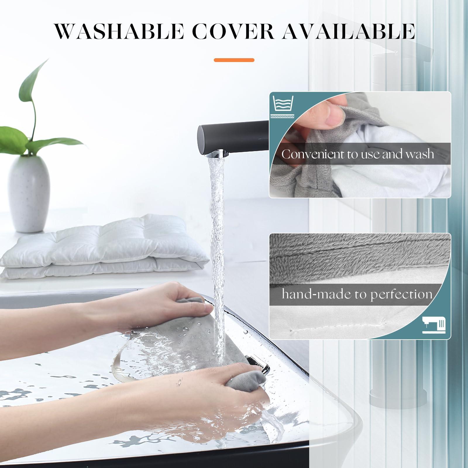 uncn uncn Heating Pad for Neck and Shoulders and Back Washable Small Microwavable Neck Wrap Weighted Lavender Neck Warmer Heat Wrap Microwave Heatable Rice Sock Cervical Hot Pack Aromatherapy Scented