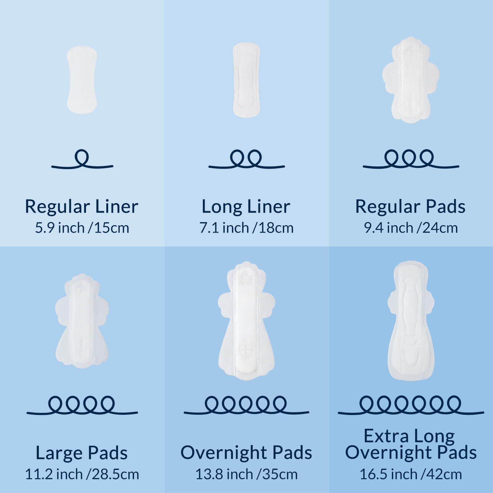 RPE Life 100% Organic Long Panty Liners for Women Long, Ultra Thin Cotton Cover, Long Pantiliners, Light Absorbency, Unscented Barely There Pantie Liners, Individually Wrapped (Long Liner, Size 2, 96ct)