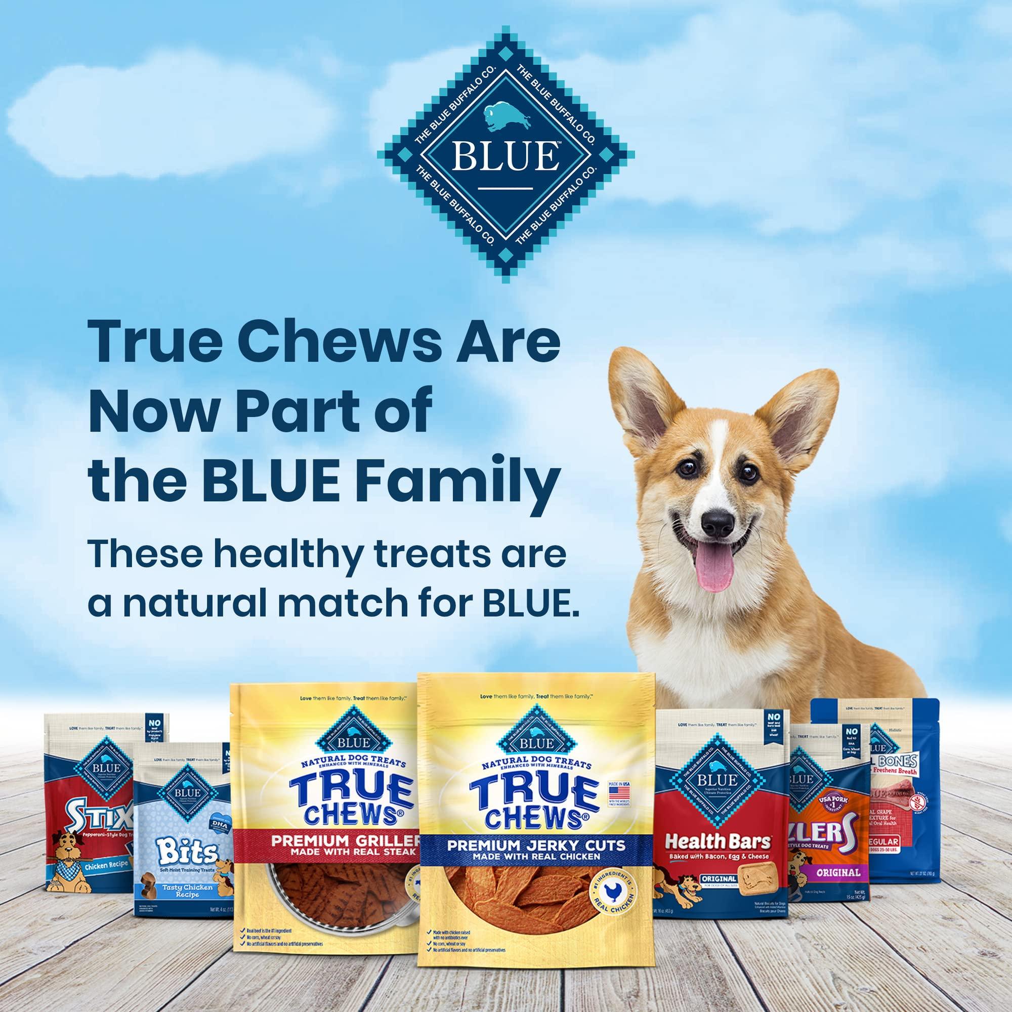 True Chews Blue Buffalo True Chews Jerky Cuts Natural Dog Treats, Chicken 4 oz bag