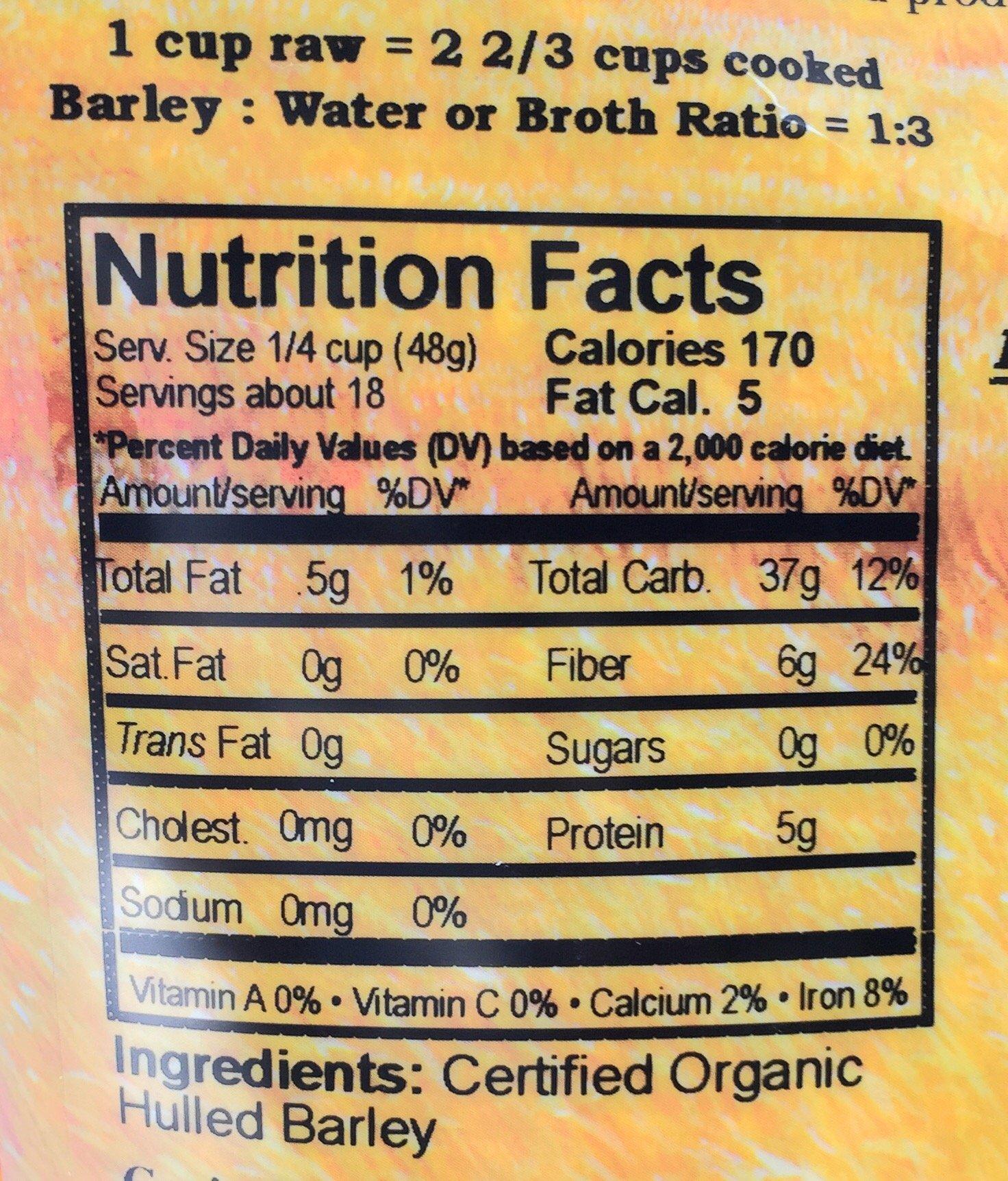 Grain Place Foods Grain Place Foods | Non-GMO Organic Hulled Barley | Made in the USA | 2 lb Bag