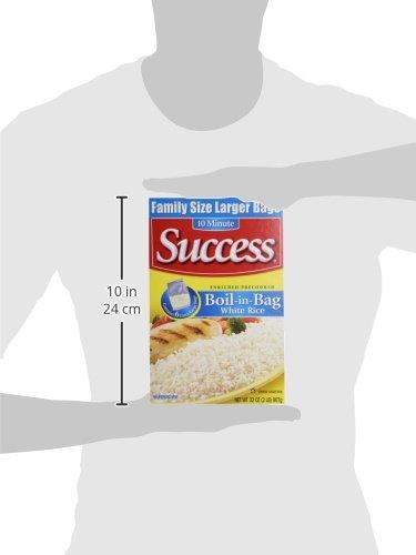 SUCCESS Success Boil-in-Bag Rice, White Rice, Quick and Easy Rice Meals, 32-Ounce Box